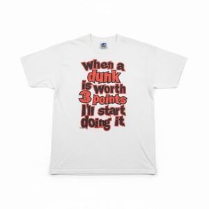 Eastbay Shirt Mens Extra Large When A Dunk Is Worth 3‎ Points Vintage Basketball